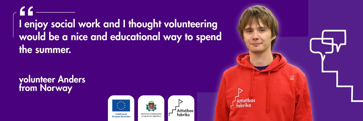 Anders's summer doing volunteering in Ventspils
